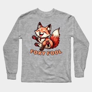 April fool fox Long Sleeve T-Shirt